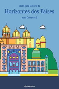 Livro para Colorir de Horizontes dos Países para Crianças 2