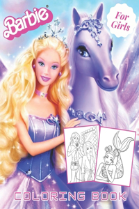 Barbie Coloring Book For Girls