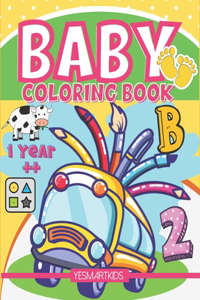 Baby Coloring Book 1 year