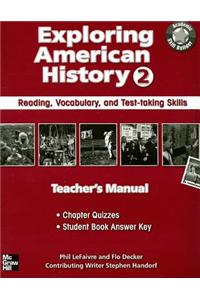 Exploring American History 2 Teacher's Manual: Reading, Vocabulary, and Test-Taking Skills