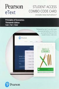 Pearson Etext for Principles of Economics -- Combo Access Card