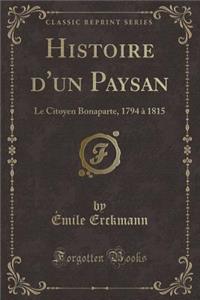 Histoire d'Un Paysan