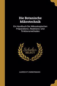Die Botanische Mikrotechnik