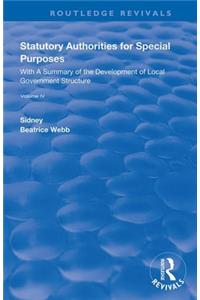 Statutory Authorities for Special Purposes