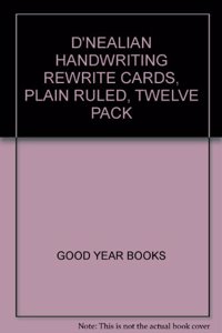 D'Nealian Handwriting Rewrite Cards, Plain Ruled, Twelve Pack