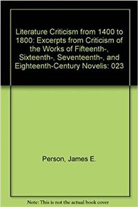 Literature Criticism from 1400 to 1800