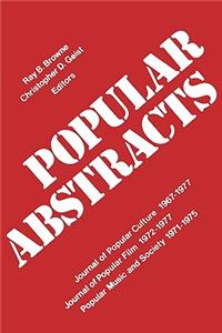 Popular Abstracts: Journal of Popular Culture 1967-1977