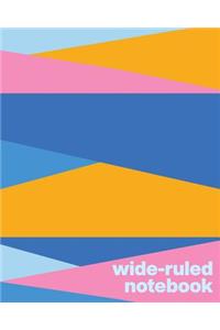 Wide-Ruled Notebook