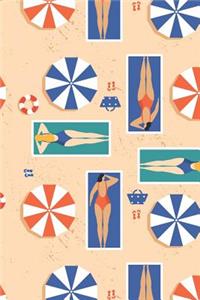 Sunbathing on the Beach