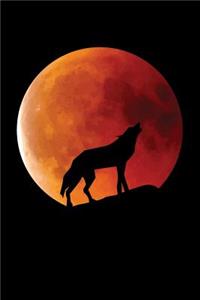 Super Blood Moon Wolf Journal