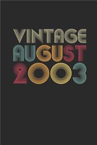 Vintage August 2003