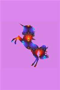 Red And Blue Unicorn
