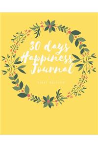 30 Days Happiness Journal