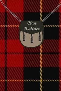 Clan Wallace Tartan Journal/Notebook
