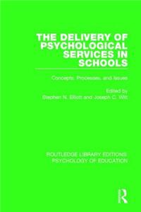 The Delivery of Psychological Services in Schools