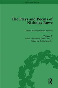 Plays and Poems of Nicholas Rowe, Volume V
