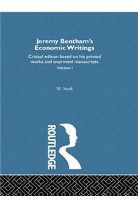 Jeremy Bentham's Economic Writings