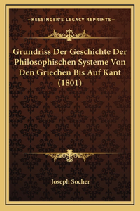 Grundriss Der Geschichte Der Philosophischen Systeme Von Den Griechen Bis Auf Kant (1801)