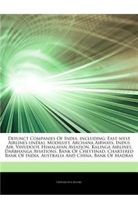Articles on Defunct Companies of India, Including