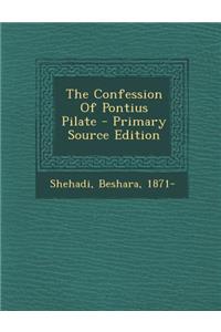 The Confession of Pontius Pilate