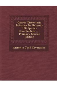 Quarta Dissertatio Botanica de Geranio