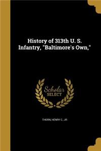 History of 313th U. S. Infantry, Baltimore's Own,