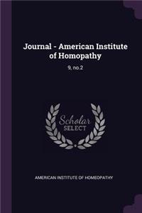 Journal - American Institute of Homopathy