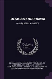 Meddelelser Om Grønland