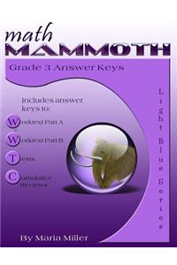 Math Mammoth Grade 3 Answer Keys