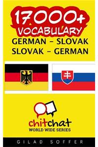 17000+ German - Slovak Slovak - German Vocabulary