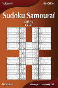 Sudoku Samouraï - Difficile - Volume 4 - 159 Grilles