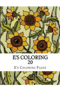 E's Coloring 20