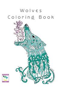 Wolves Coloring Book