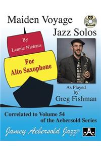 Maiden Voyage Jazz Solos for Alto Saxophone
