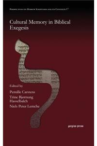 Cultural Memory in Biblical Exegesis