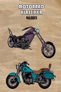 Motorrad-Klassiker Malbuch