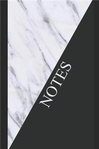 Notes black silver