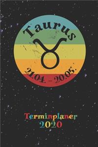 2020 Terminplaner - Sternzeichen Taurus Stier