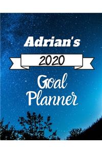 Adrian's 2020 Goal Planner: 2020 New Year Planner Goal Journal Gift for Adrian / Notebook / Diary / Unique Greeting Card Alternative