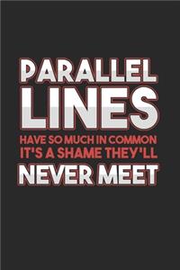Parallel Lines have so much in common it's a shame they'll never meet