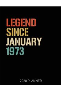 Legend Since January 1973 2020 Planner