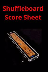 Shuffleboard Score Sheet