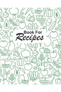 Book For Recipes