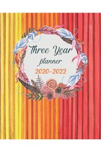 2020-2022 Three Year Planner