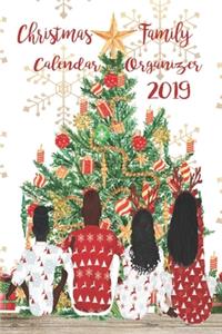 Christmas Family Calendar Organizer 2019