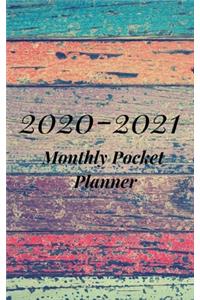 2020-2021 Monthly Pocket Planner
