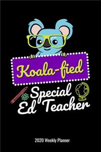 Koala-fied Special Ed Teacher 2020 Weekly Planner