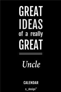 Calendar for Uncles / Uncle