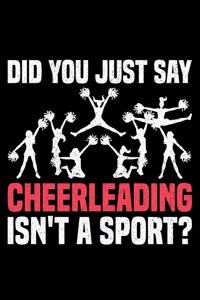 Did You Just Say Cheerleading Isn't A Sport?