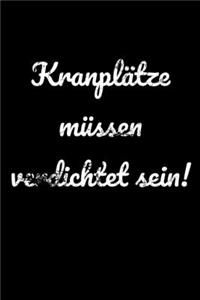 Kranplätze müssen verdichtet sein!